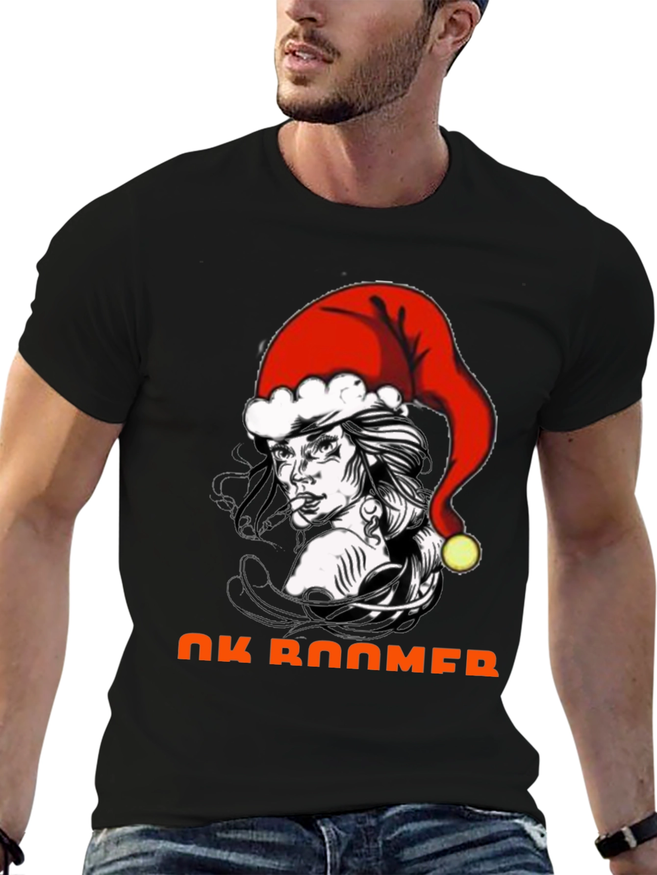 OK Boomer Christmas Graphic T-Shirt