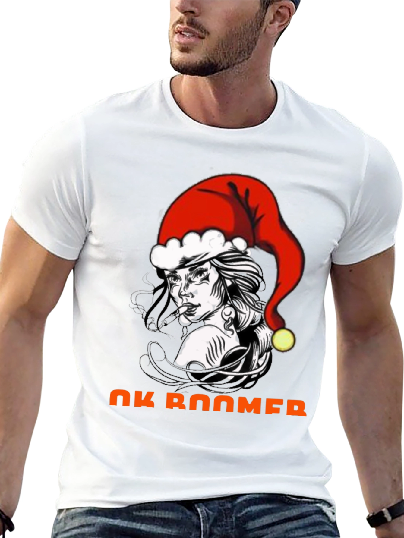 OK Boomer Christmas Graphic T-Shirt