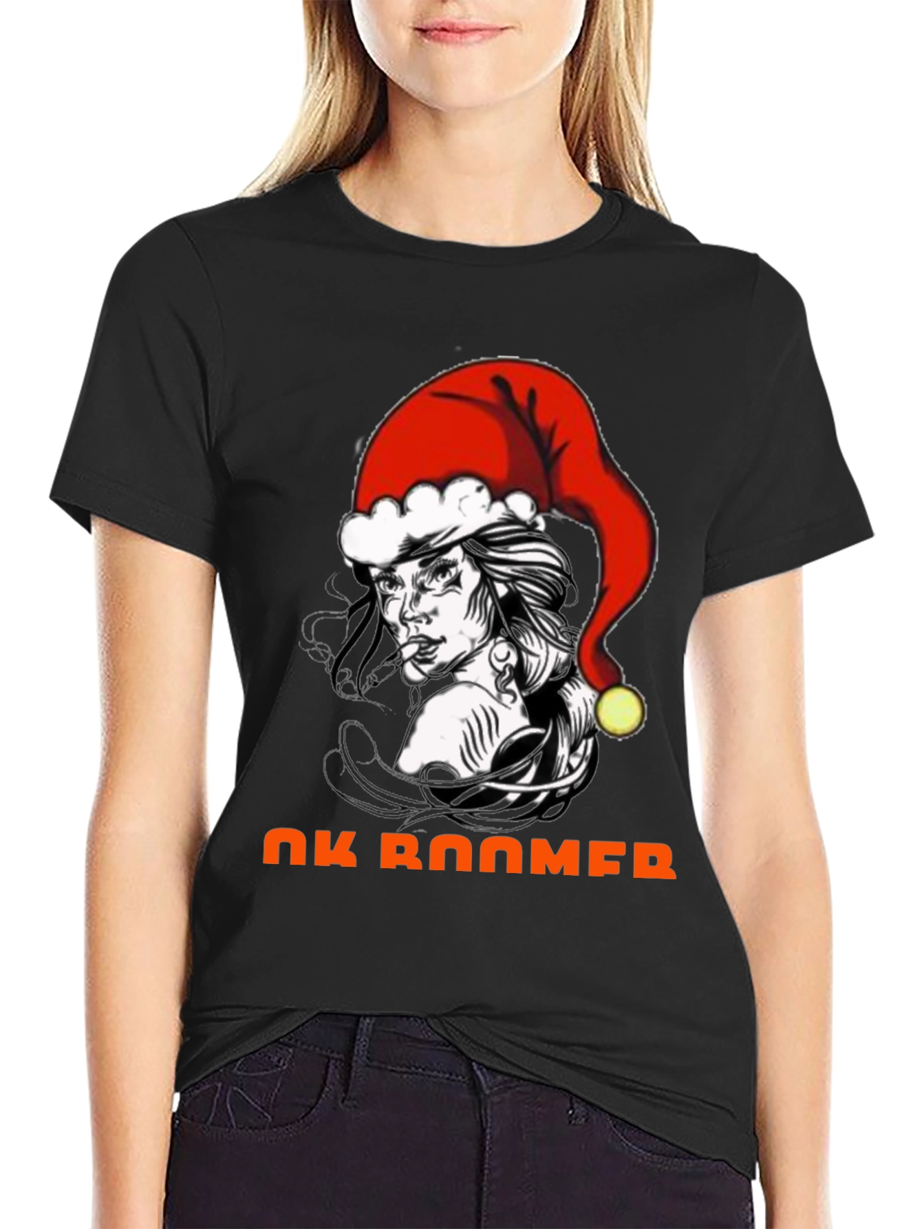 OK Boomer Christmas Graphic T-Shirt