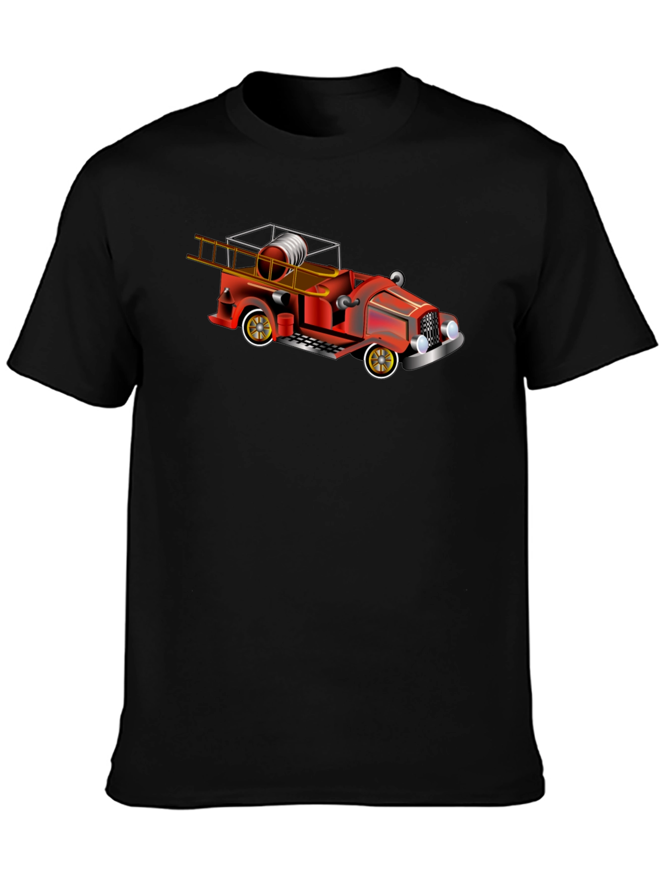 Vintage Fire Engine T-Shirt - Classic Truck Tee