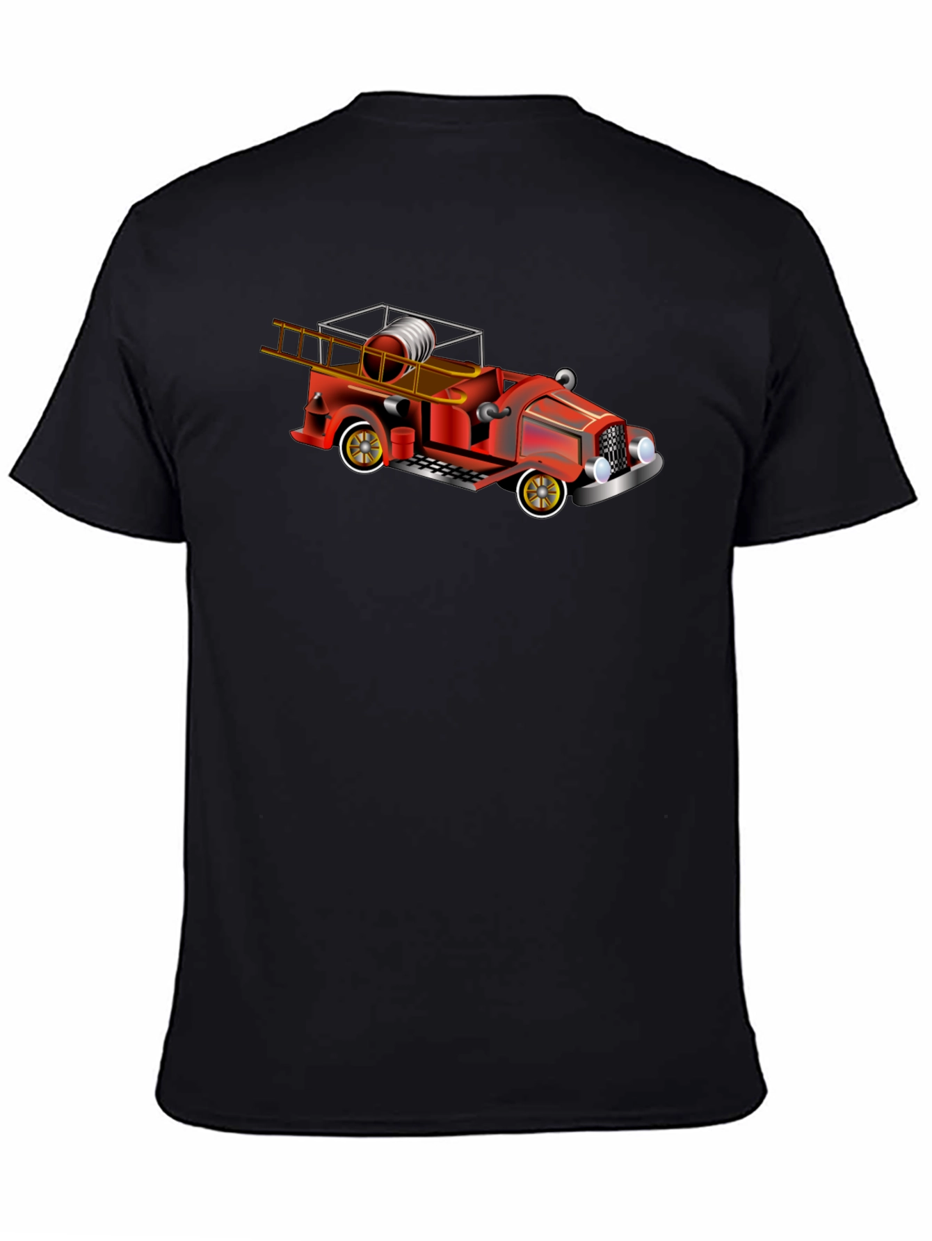 Vintage Fire Engine T-Shirt - Classic Truck Tee