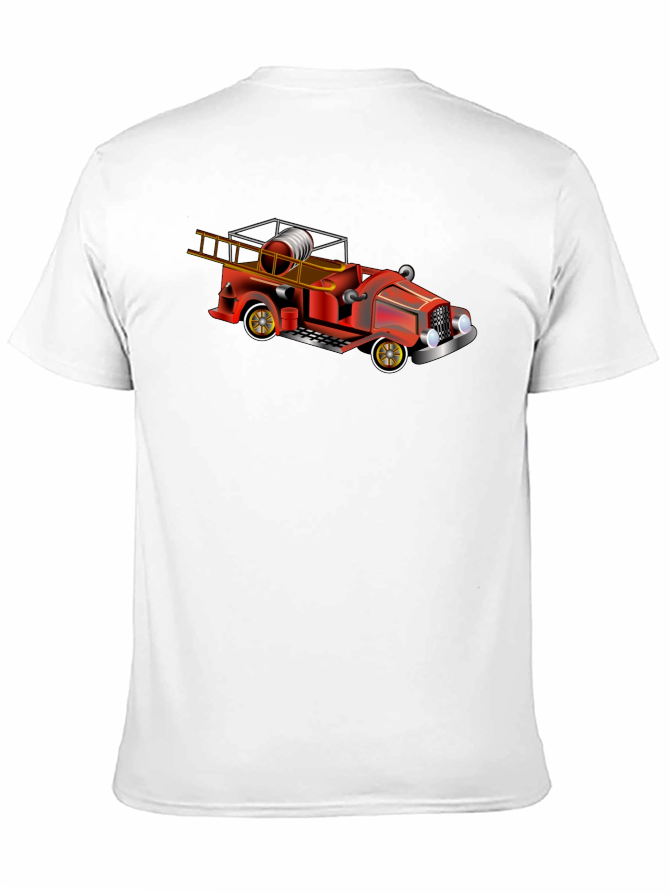 Vintage Fire Engine T-Shirt - Classic Truck Tee