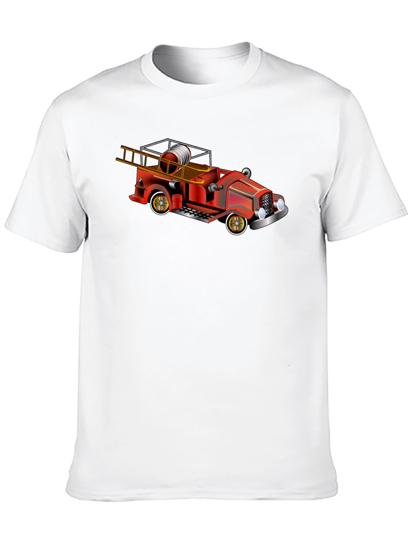 Vintage Fire Engine T-Shirt - Classic Truck Tee