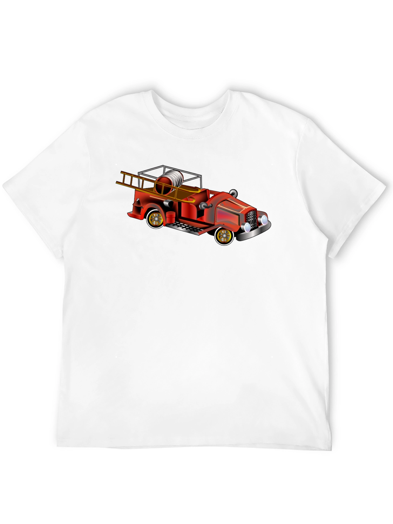 Vintage Fire Engine T-Shirt - Classic Truck Tee
