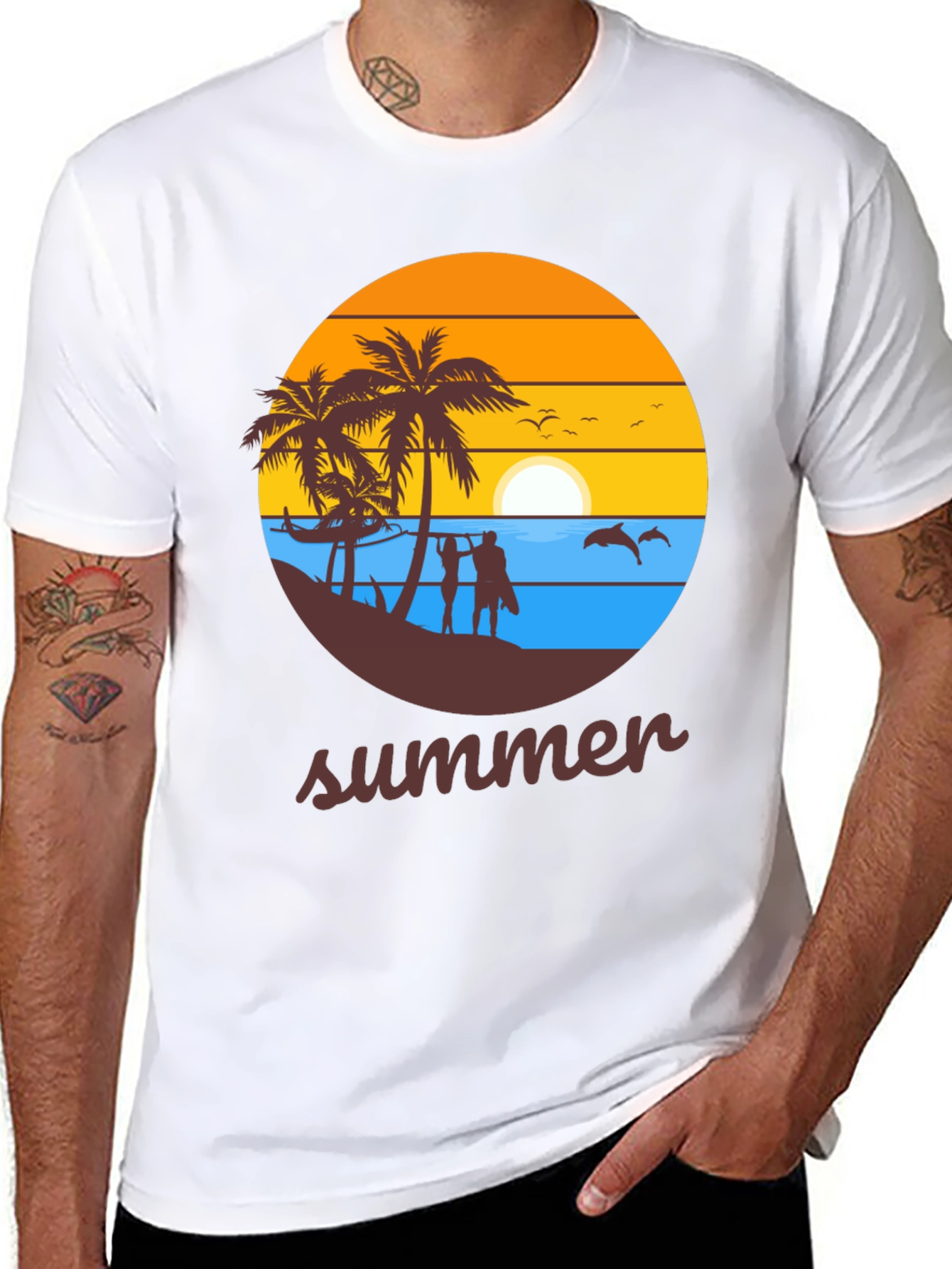 Summer Beach T-Shirt - Relaxed Fit