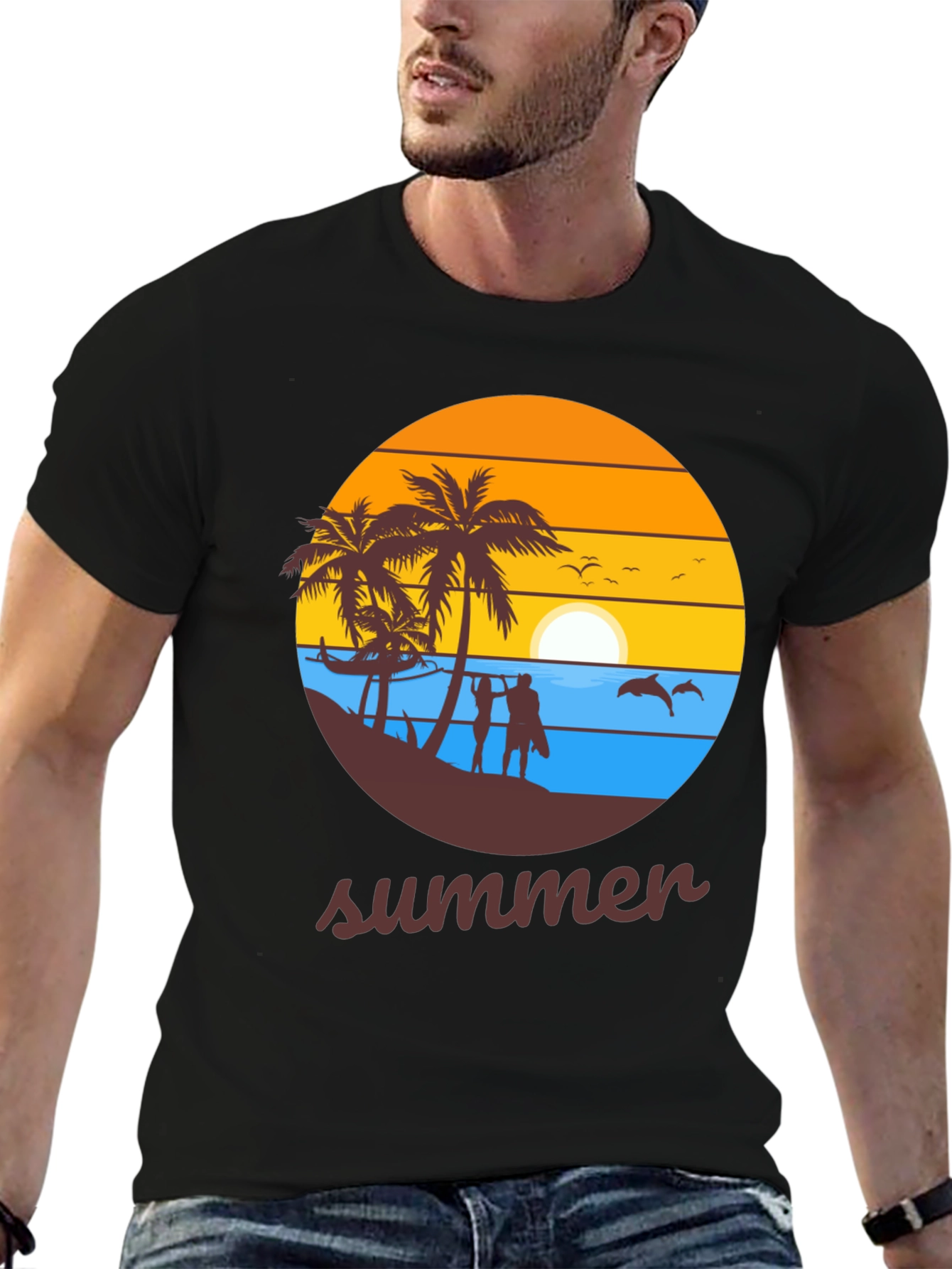 Summer Beach T-Shirt - Relaxed Fit