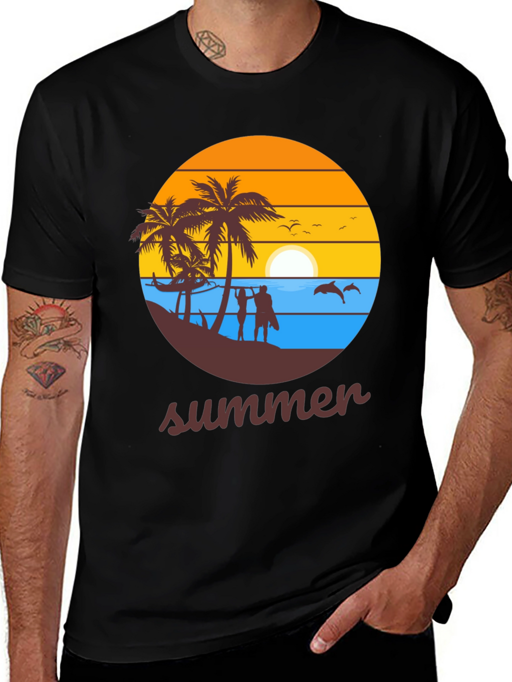 Summer Beach T-Shirt - Relaxed Fit