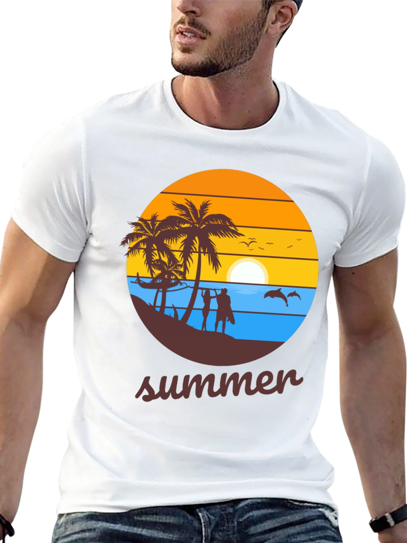 Summer Beach T-Shirt - Relaxed Fit