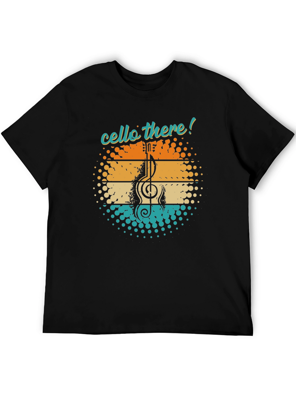 Cello There! Music Lover Graphic Tee