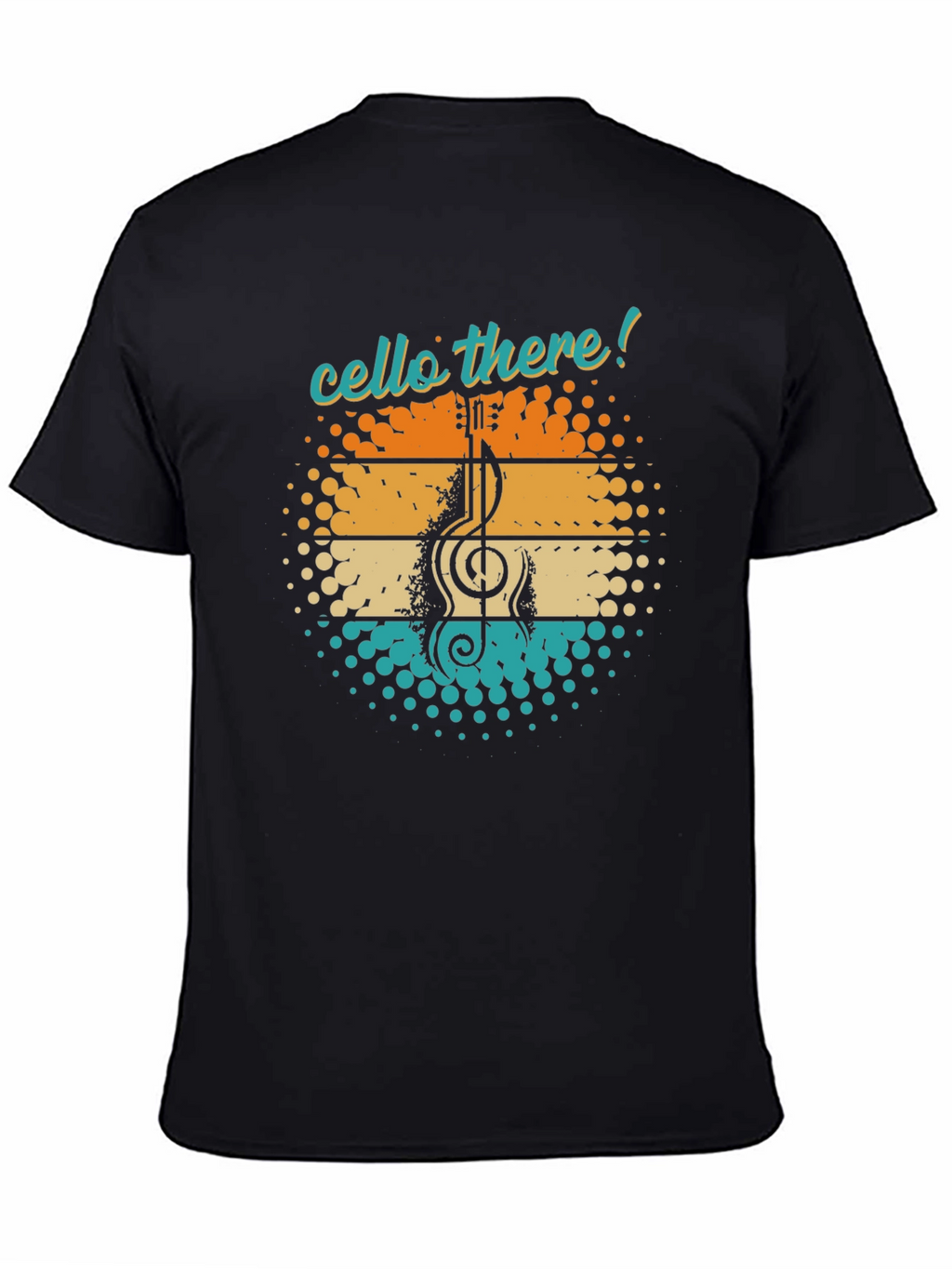 Cello There! Music Lover Graphic Tee
