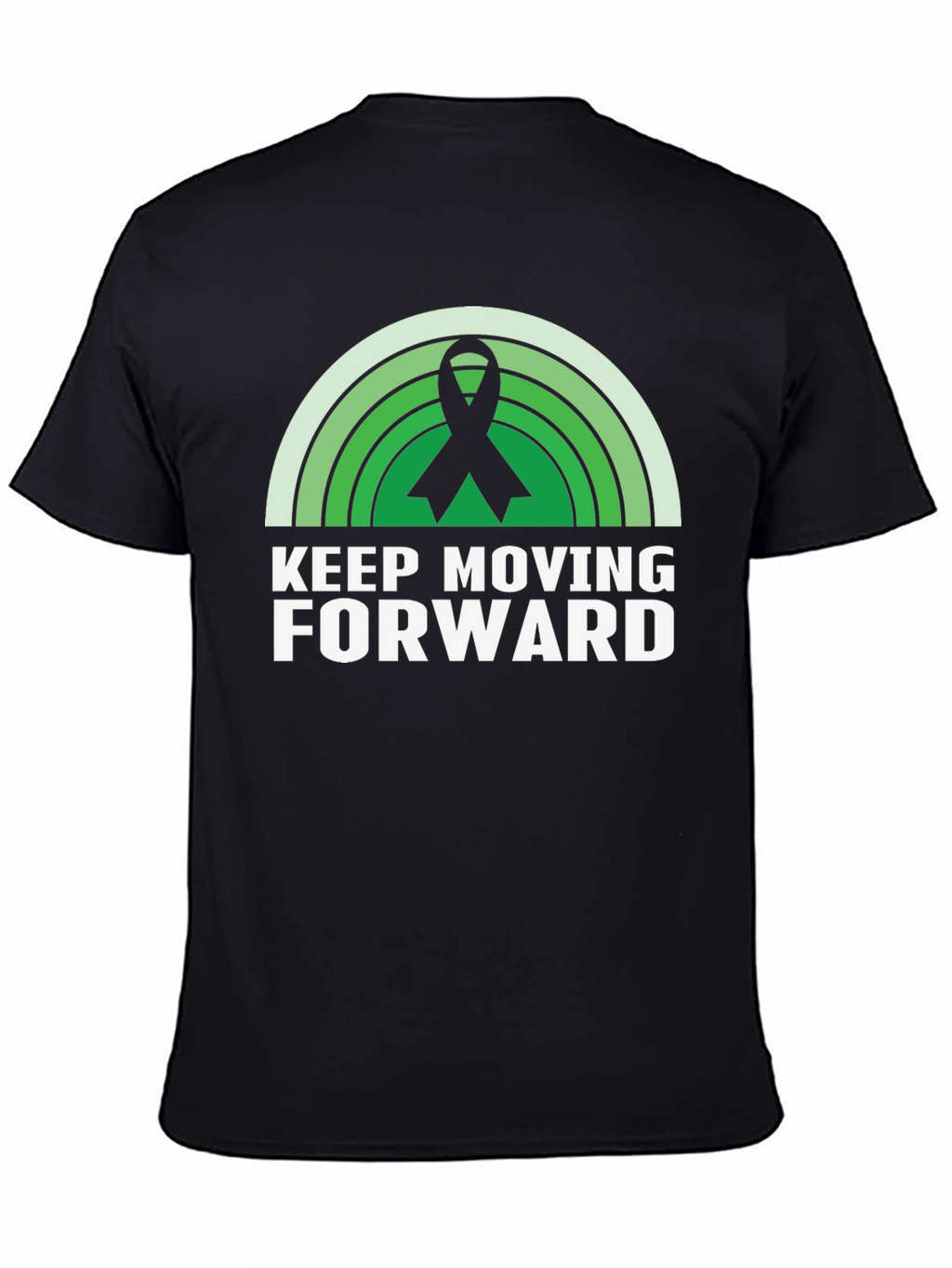 Keep Moving Forward Ribbon Graphic T-Shirt