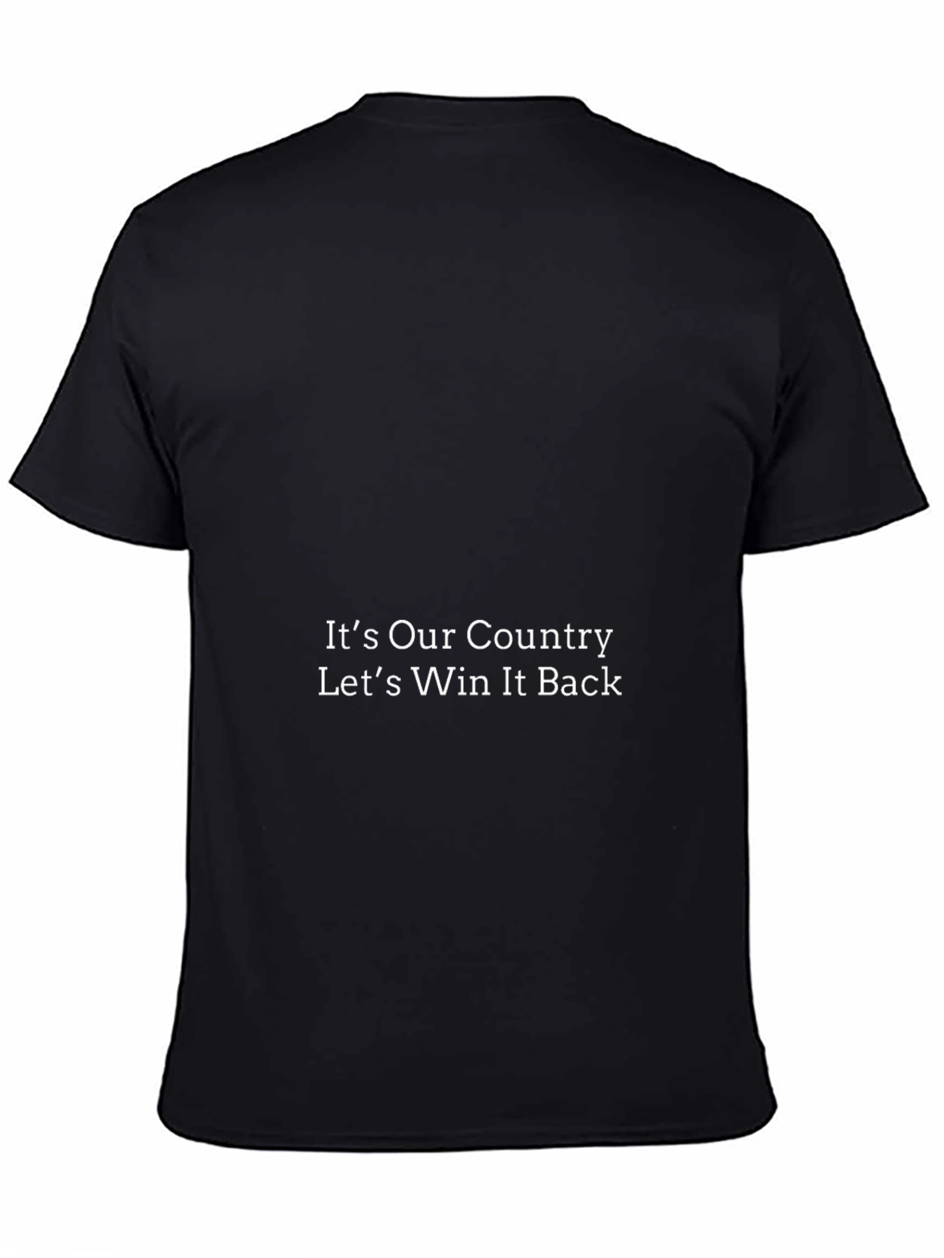 Its Our Country Black T-Shirt