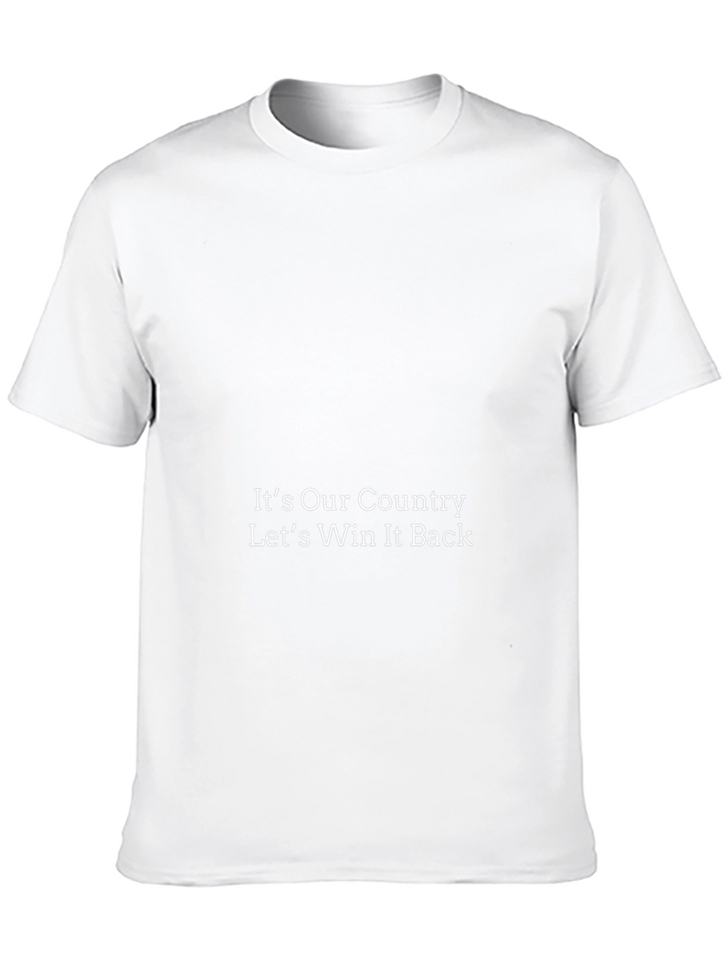 Its Our Country Black T-Shirt