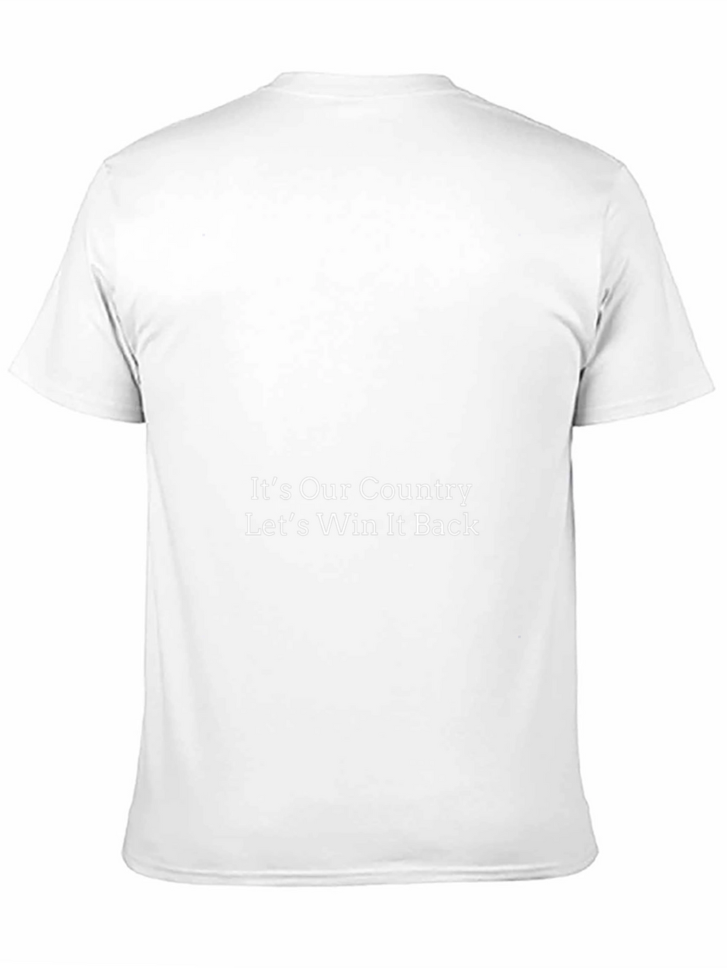 Its Our Country Black T-Shirt
