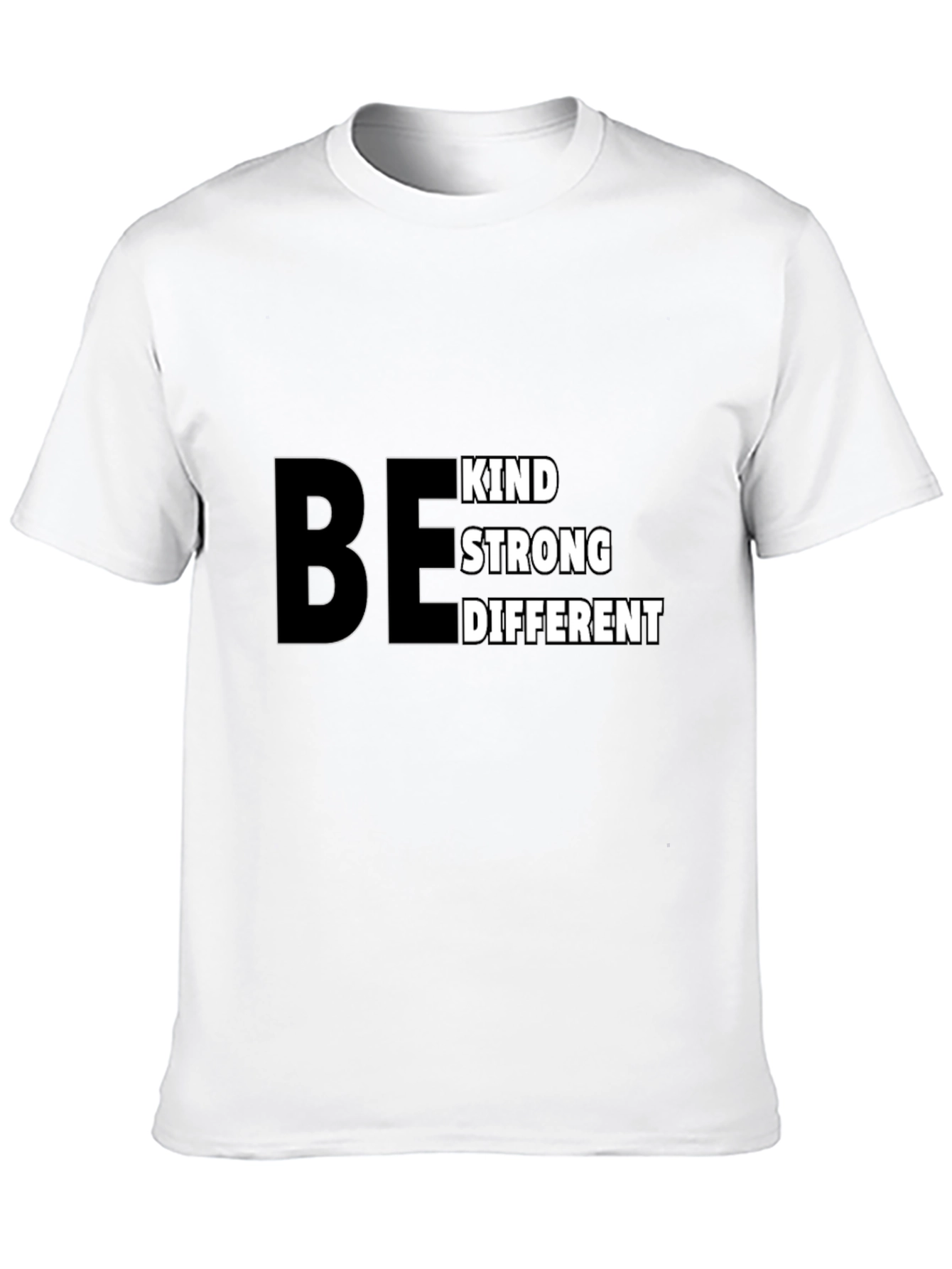 Be Kind Strong Different Black T-Shirt