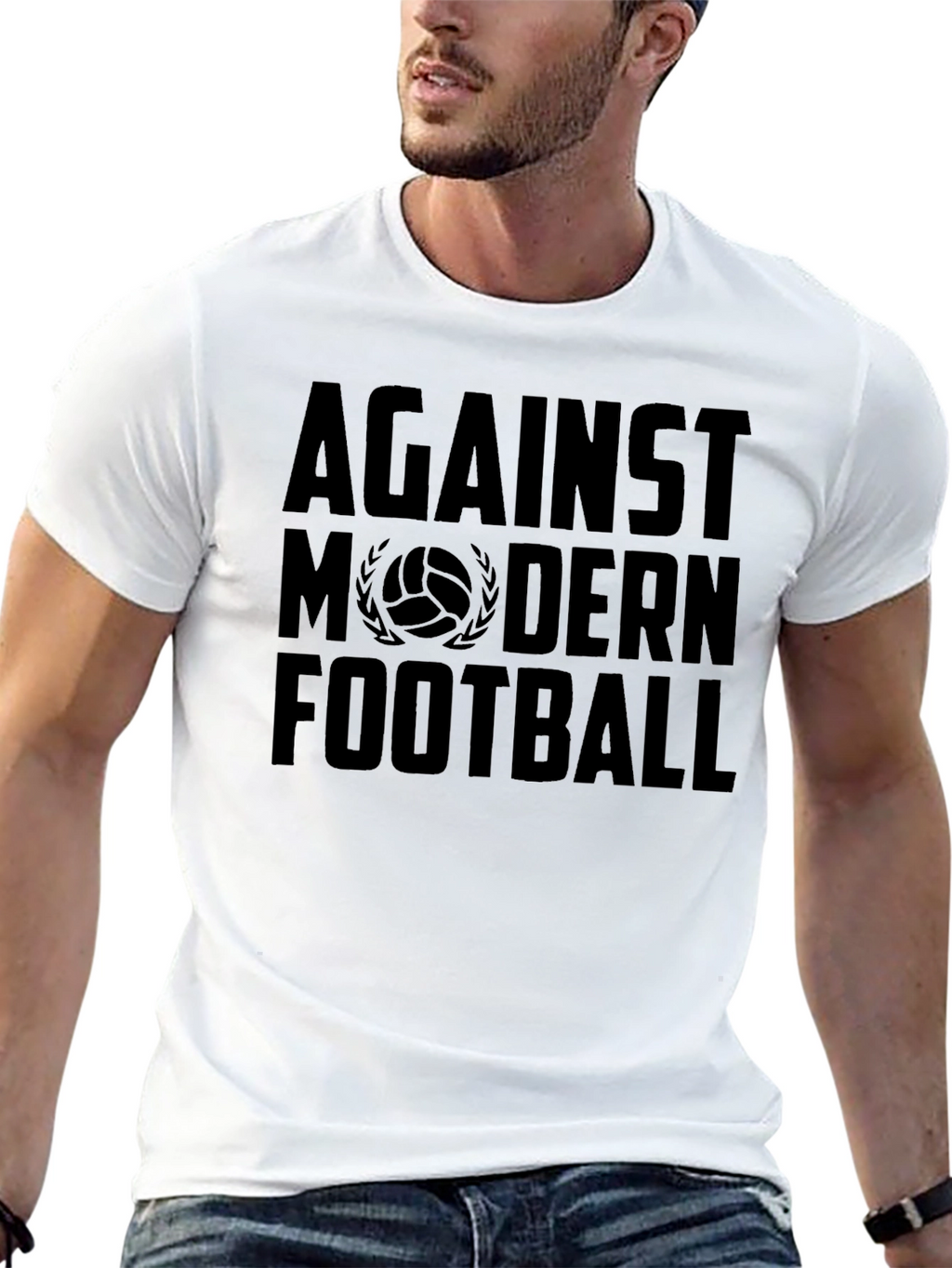 Against Modern Football Graphic Tee