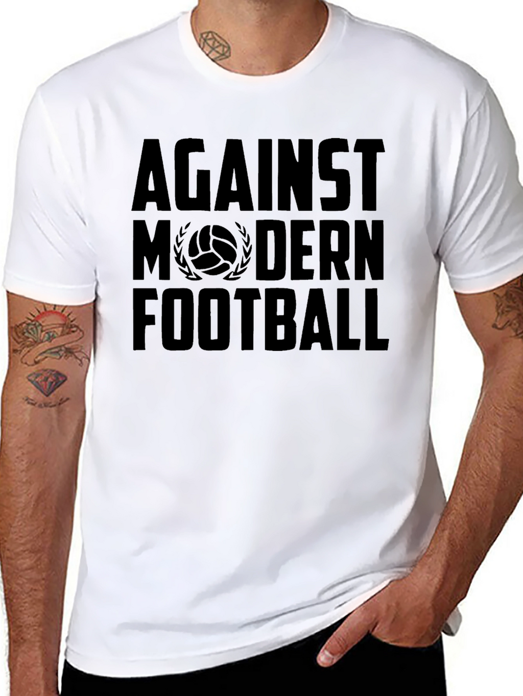 Against Modern Football Graphic Tee