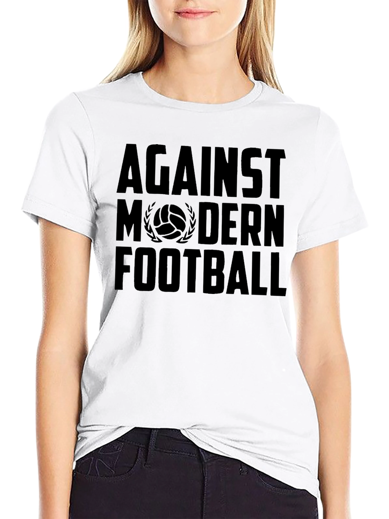 Against Modern Football Graphic Tee