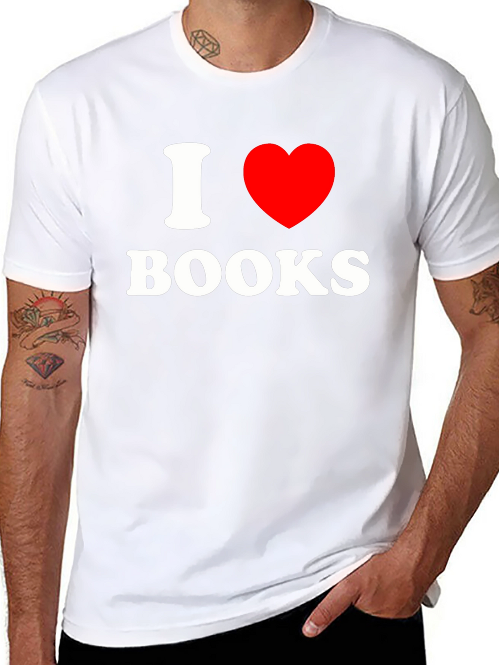 I Love Books T-Shirt - Read in Style!