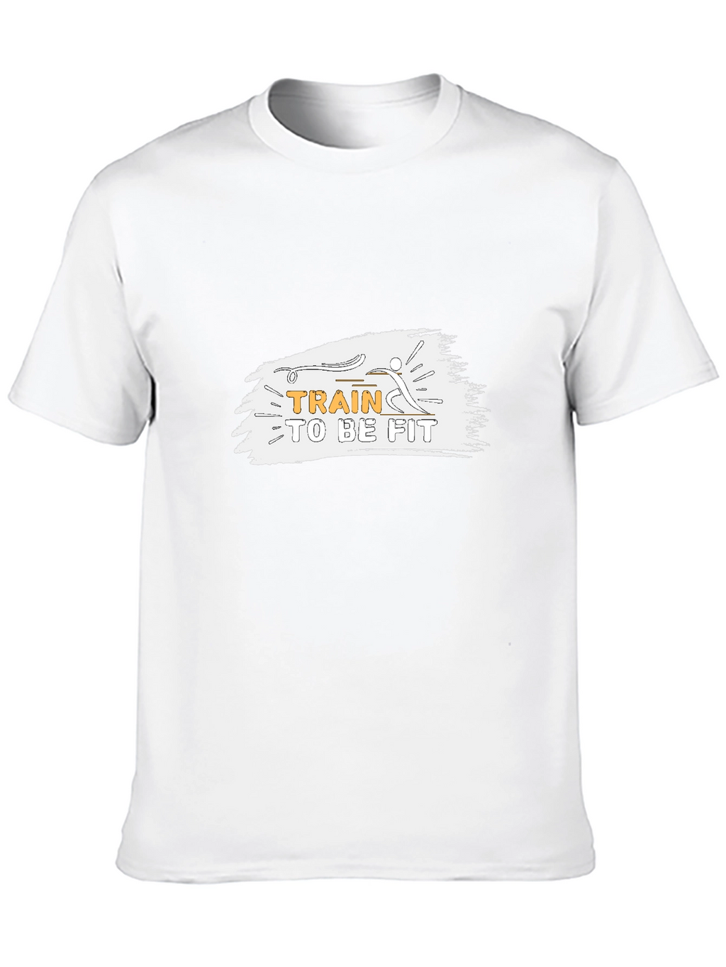 Train to be Fit Black Graphic Tee