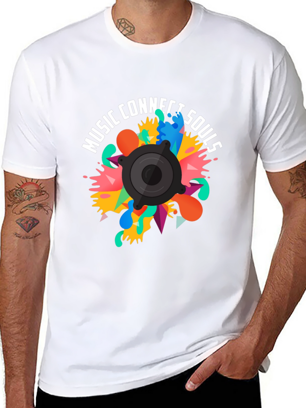 Music Connects Souls Graphic T-Shirt