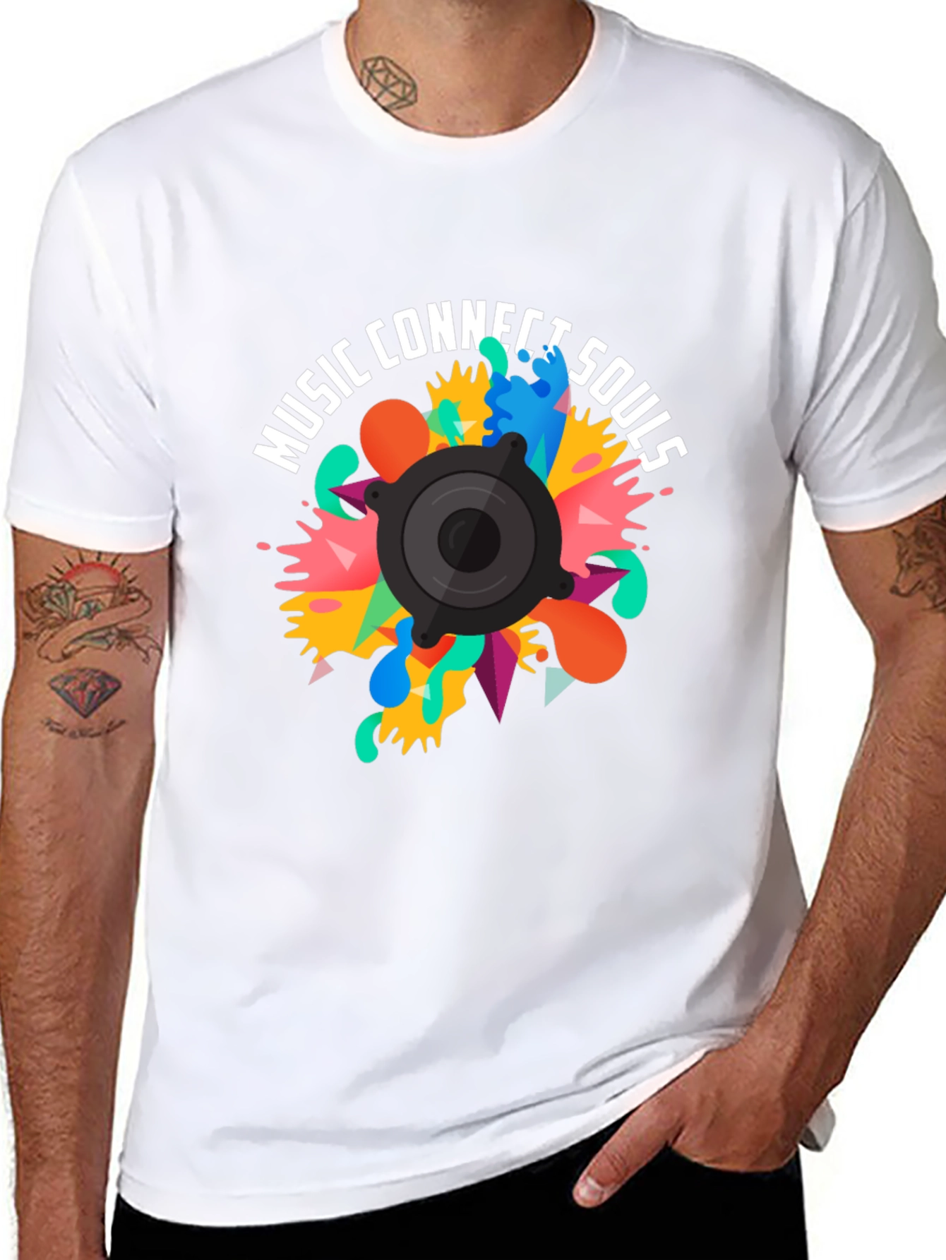 Music Connects Souls Graphic T-Shirt
