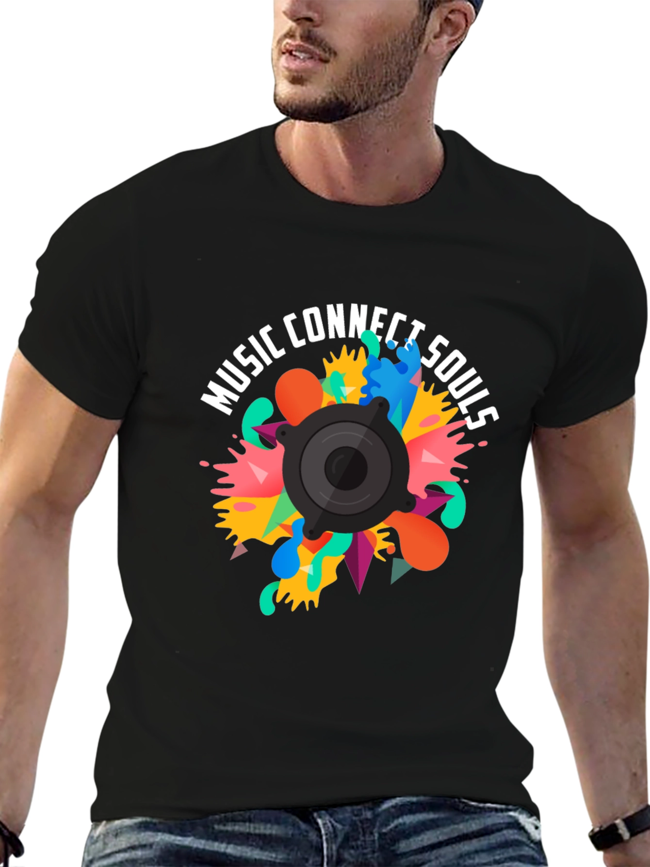 Music Connects Souls Graphic T-Shirt