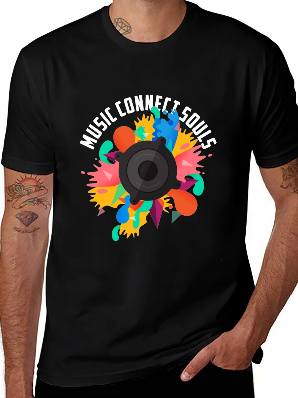 Music Connects Souls Graphic T-Shirt