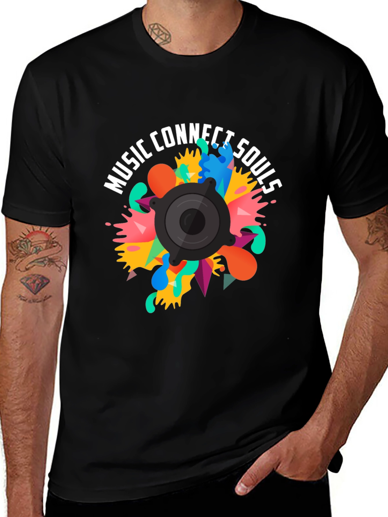 Music Connects Souls Graphic T-Shirt