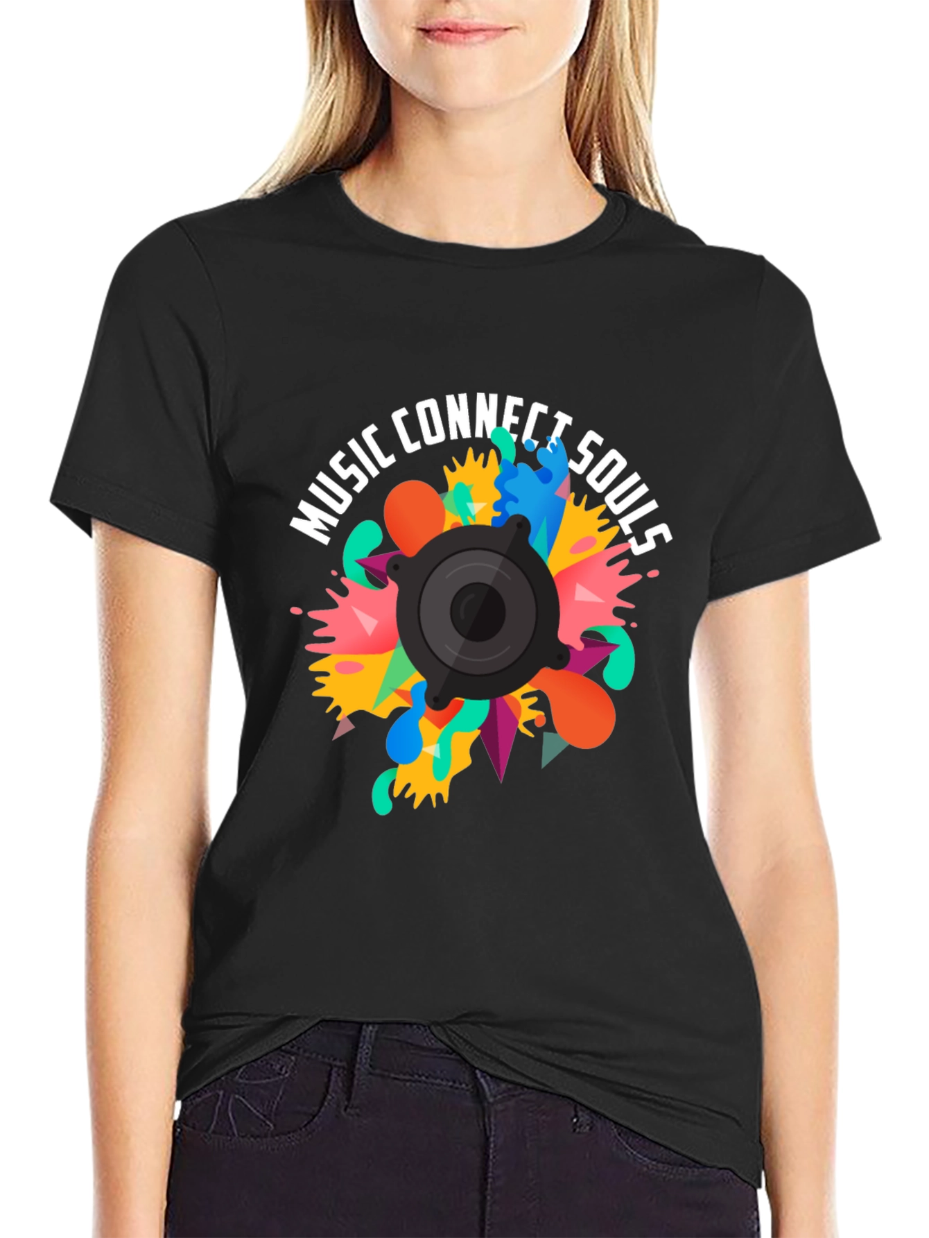 Music Connects Souls Graphic T-Shirt