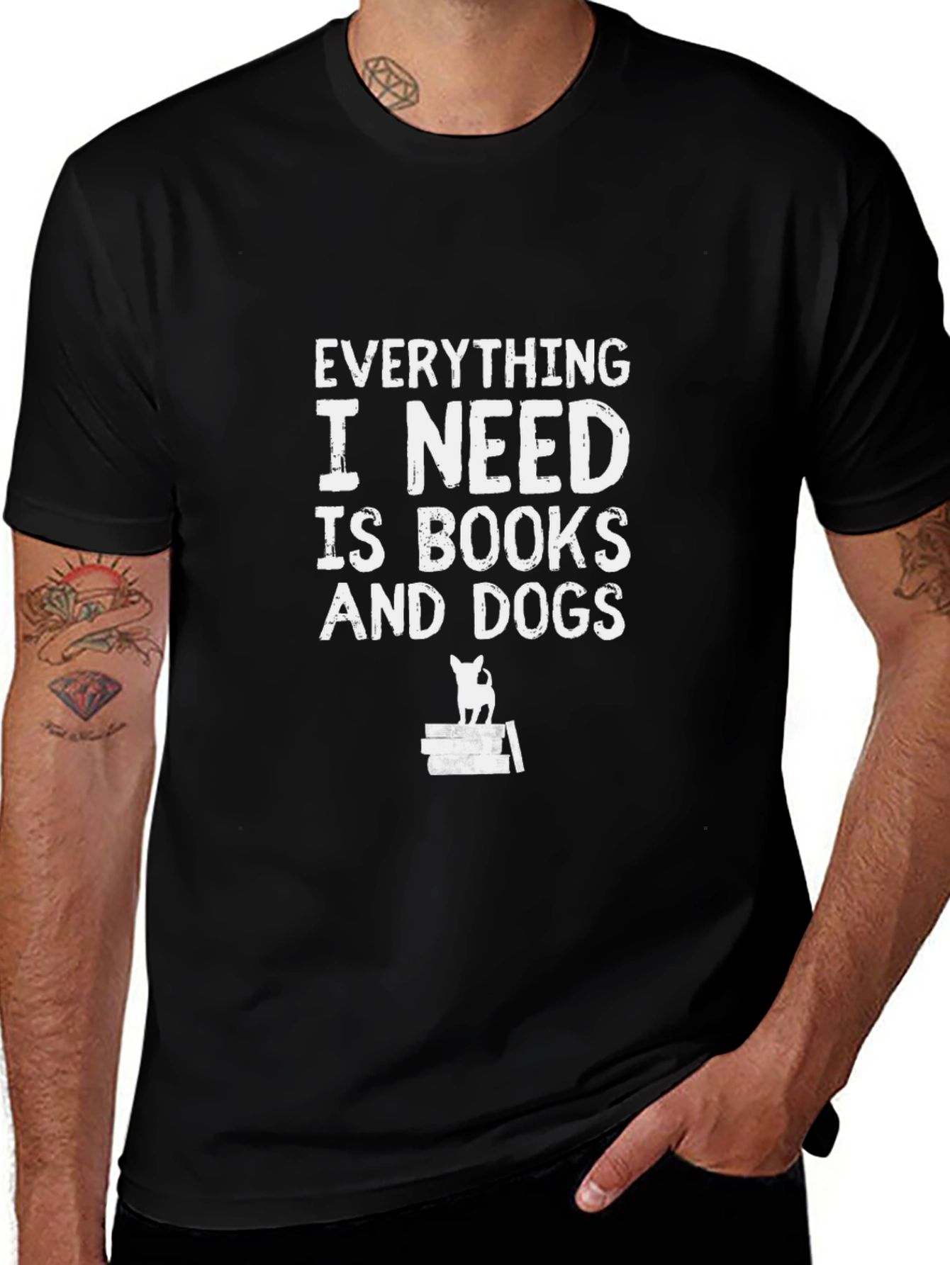 Books & Dogs T-Shirt