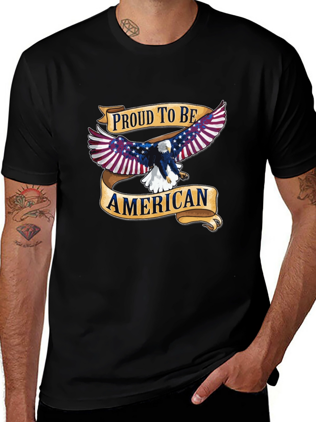 Proud To Be American Eagle Graphic T-Shirt