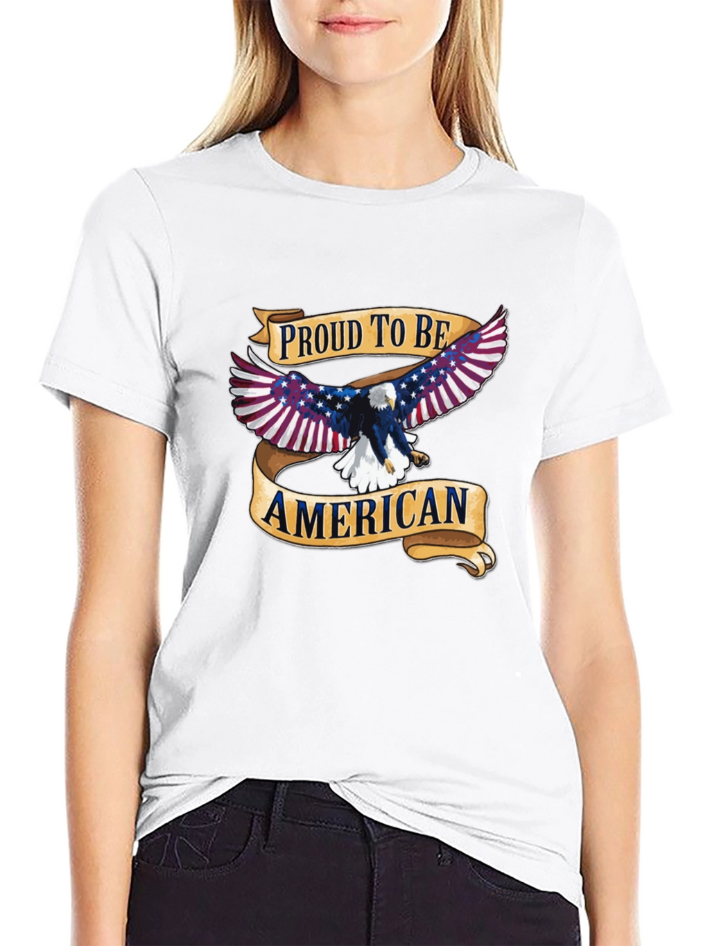 Proud To Be American Eagle Graphic T-Shirt