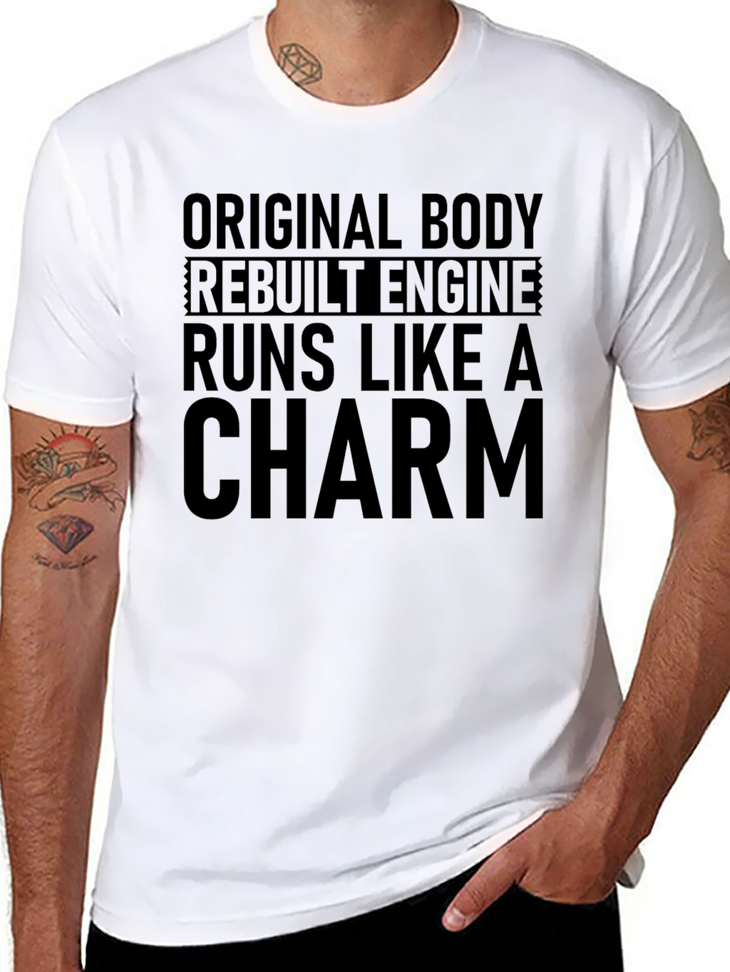 Original Body Rebuilt Engine T-Shirt