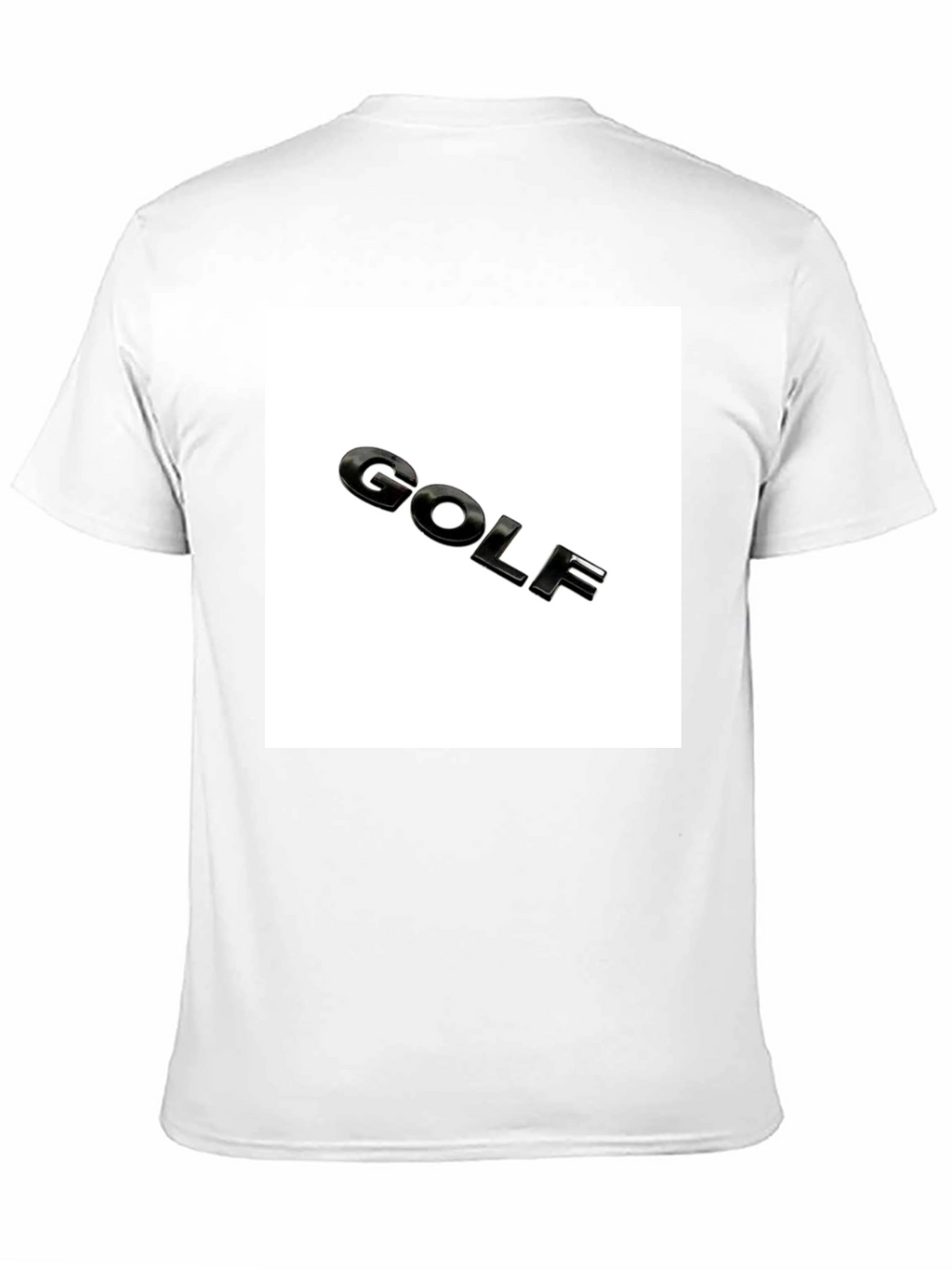 Golf Logo Black T-Shirt - Mens Graphic Tee
