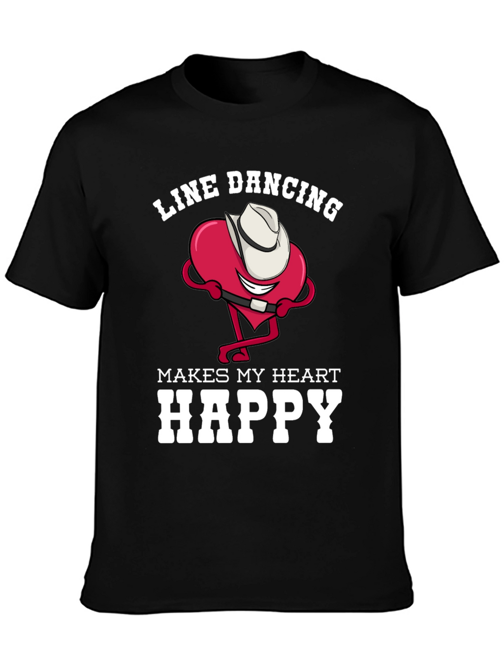 Line Dancing Heart T-Shirt