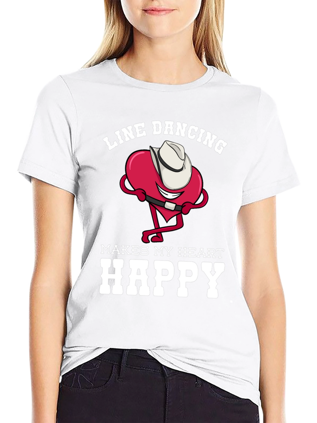 Line Dancing Heart T-Shirt