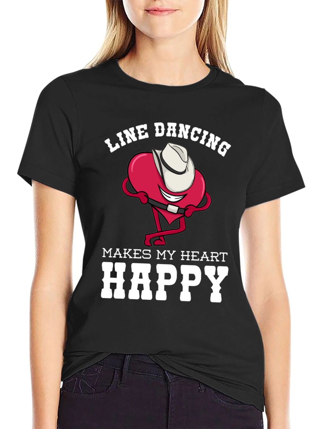Line Dancing Heart T-Shirt