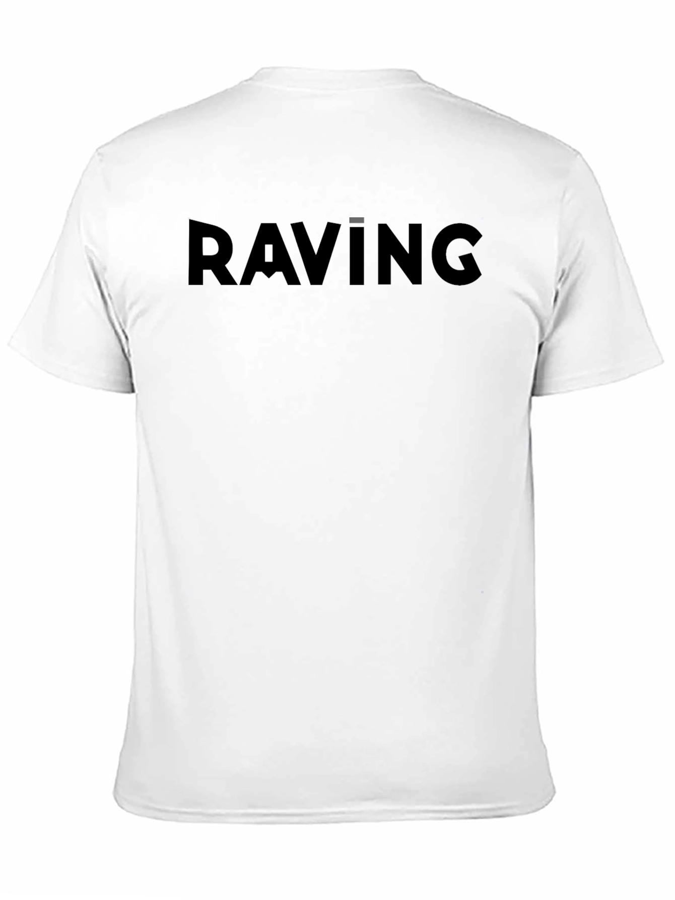 Raving Black Crew Neck T-Shirt
