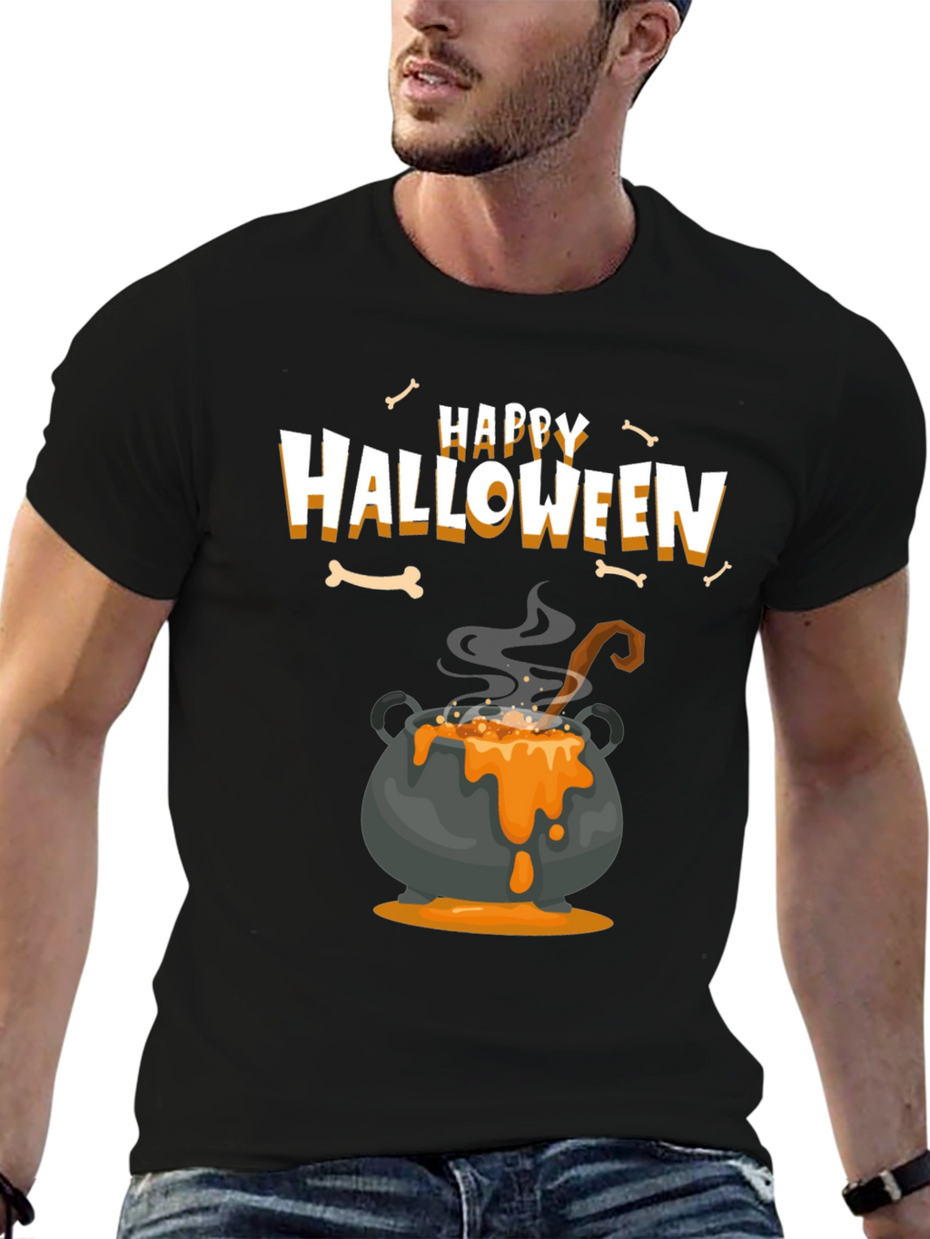 Happy Halloween Cauldron T-Shirt
