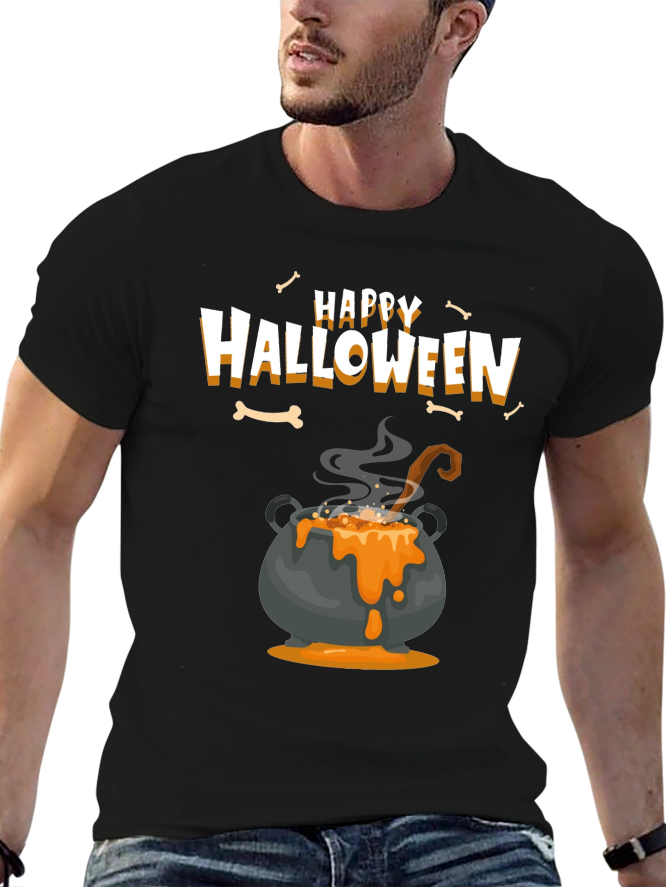 Happy Halloween Cauldron T-Shirt