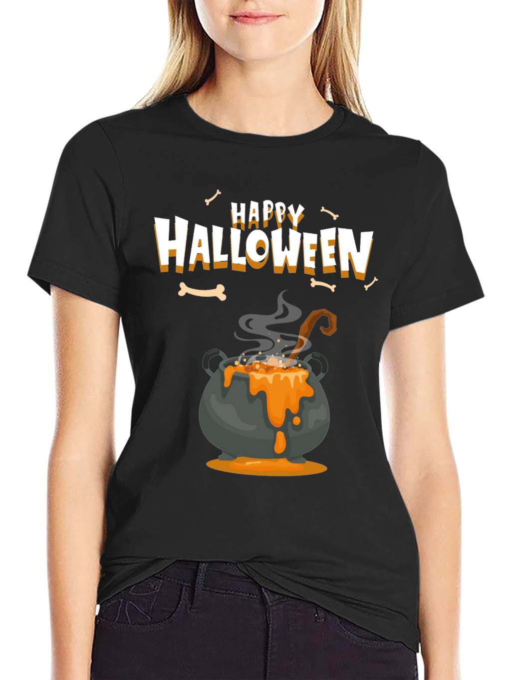 Happy Halloween Cauldron T-Shirt
