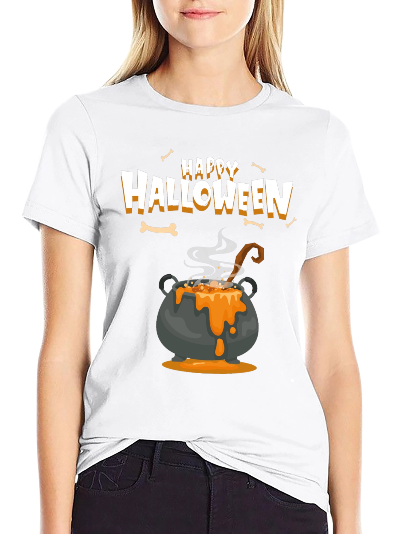 Happy Halloween Cauldron T-Shirt