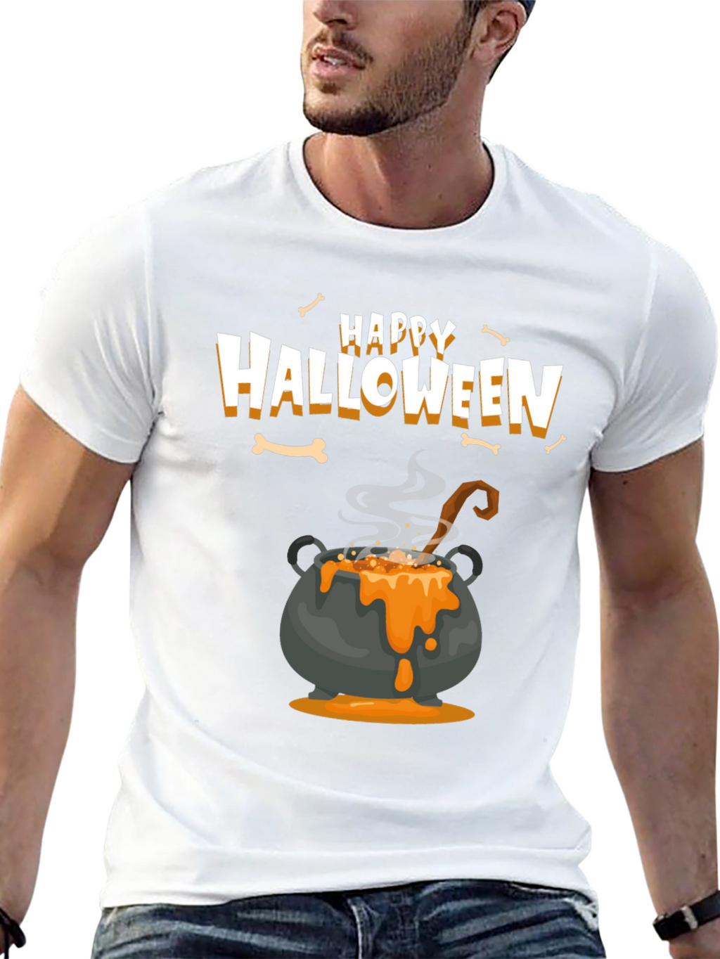 Happy Halloween Cauldron T-Shirt
