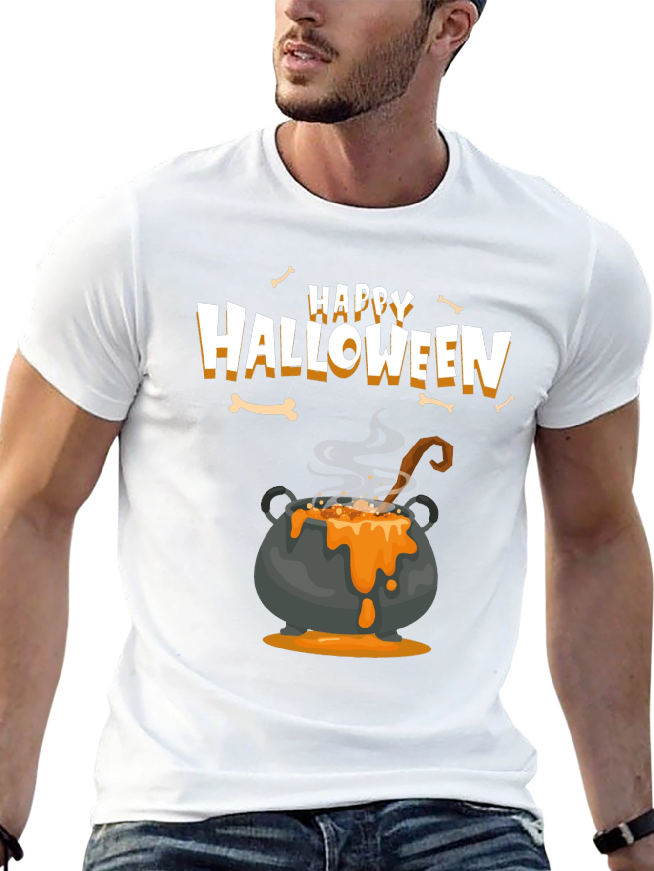 Happy Halloween Cauldron T-Shirt