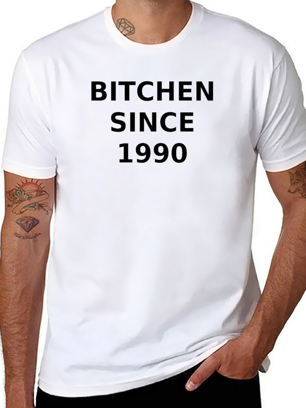 Bitchen Since 1990 Black Graphic Tee