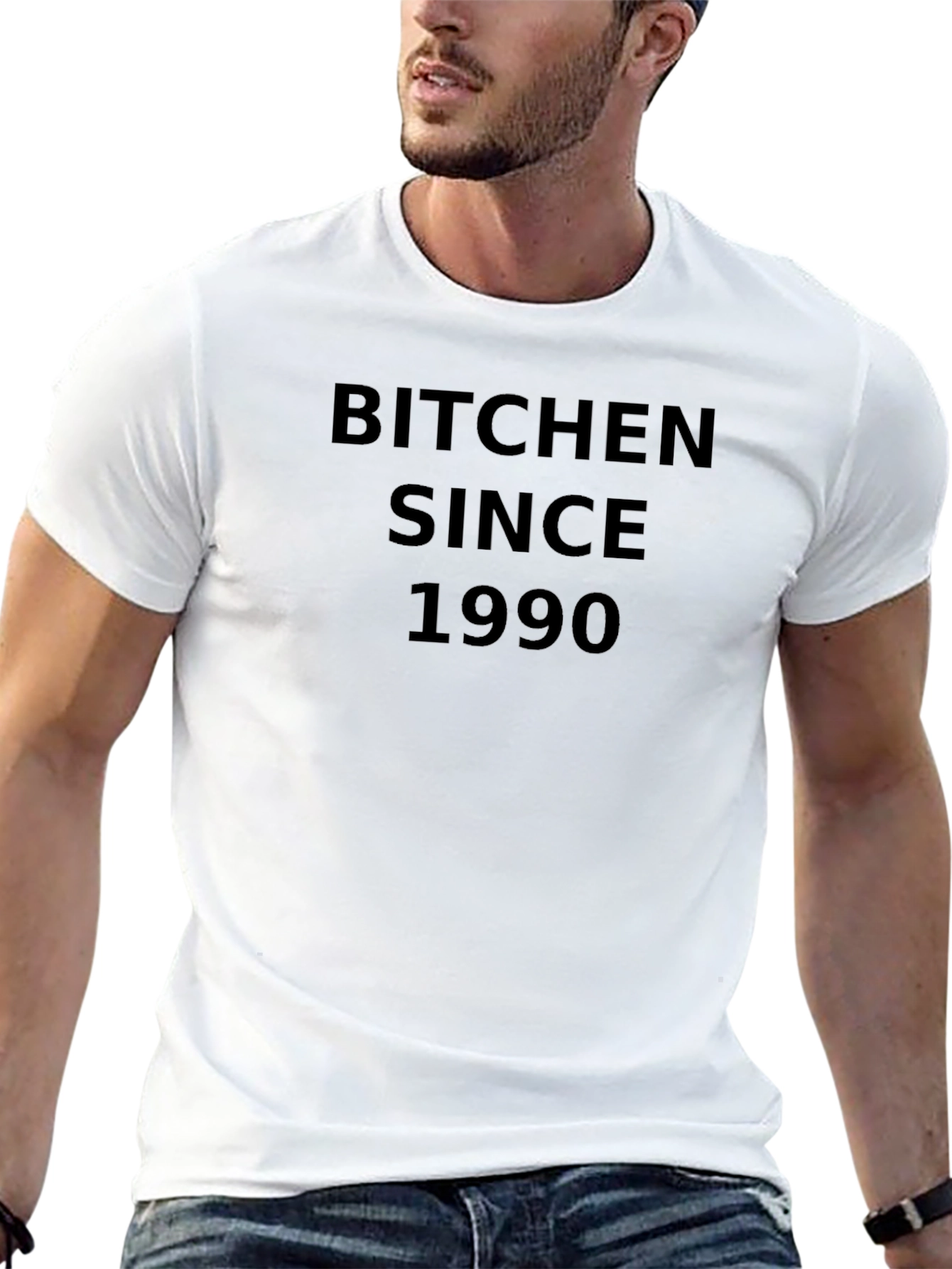 Bitchen Since 1990 Black Graphic Tee