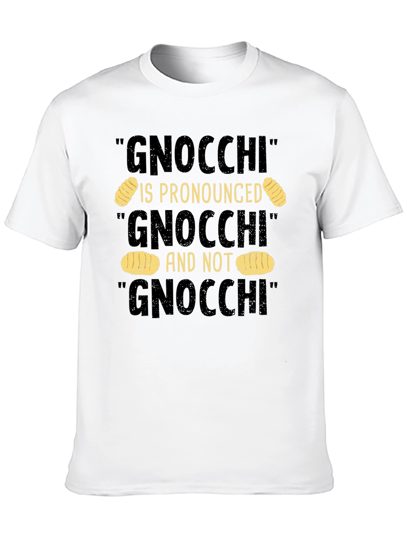 Gnocchi Pronunciation Humor T-Shirt