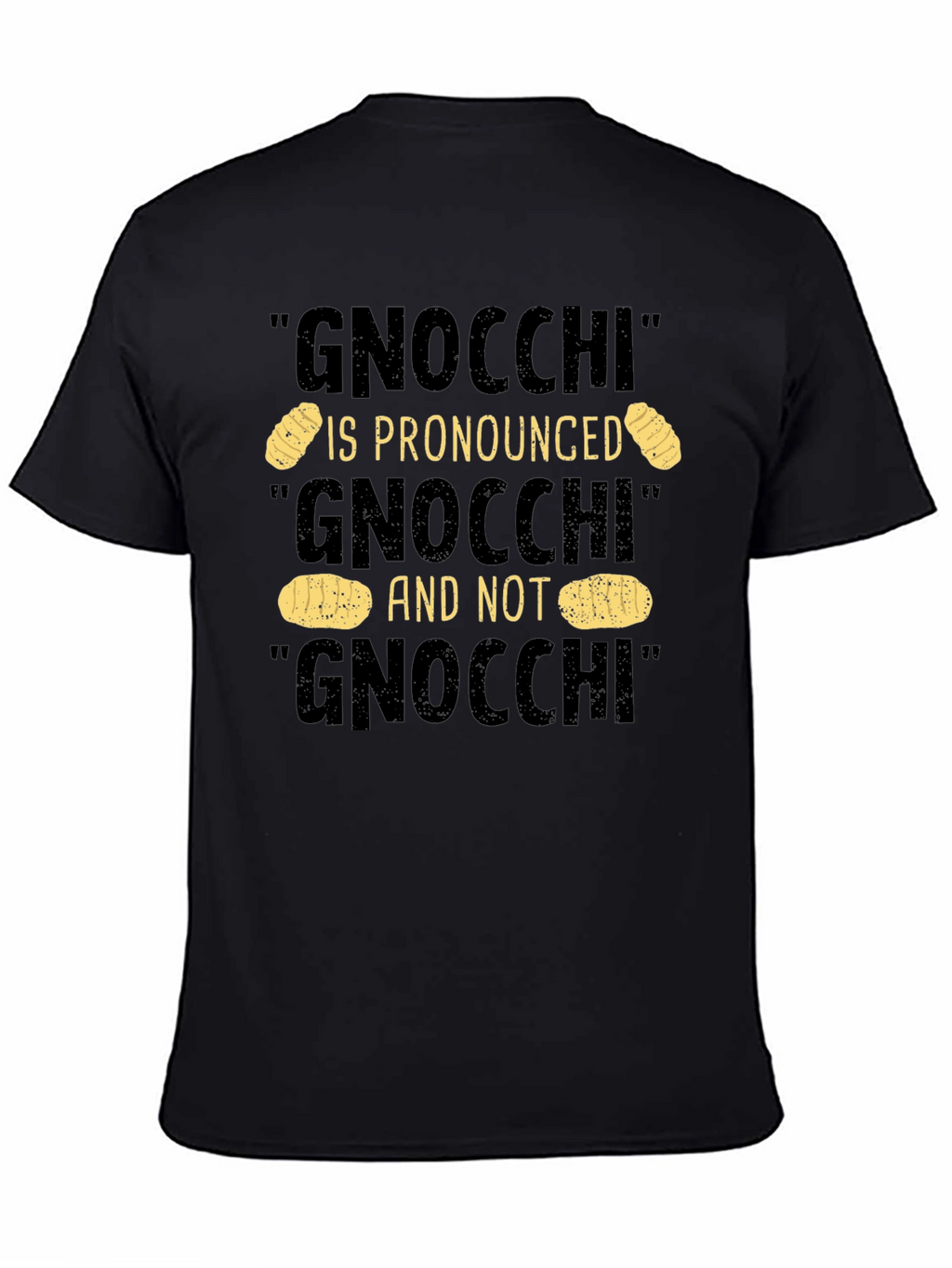 Gnocchi Pronunciation Humor T-Shirt