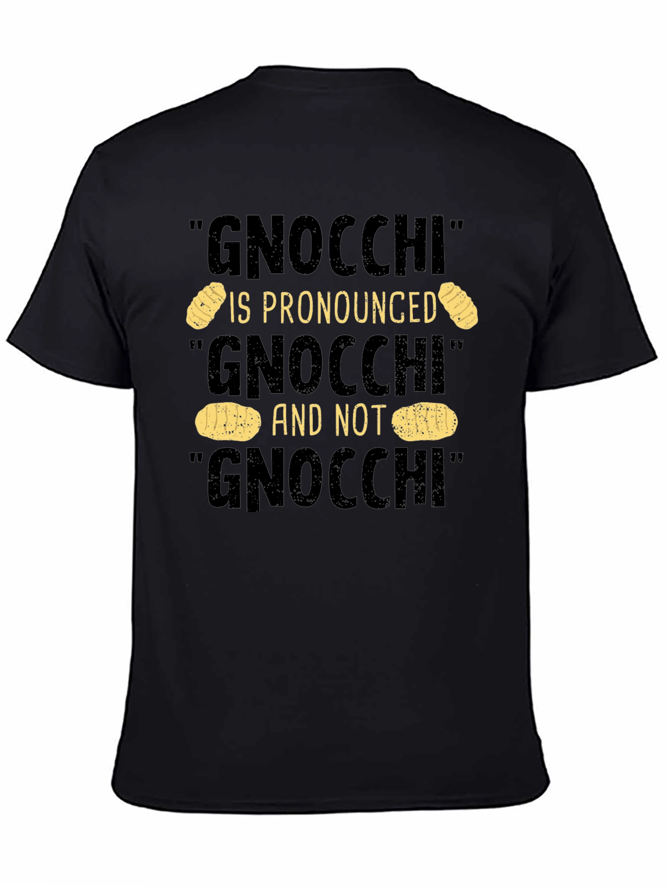 Gnocchi Pronunciation Humor T-Shirt